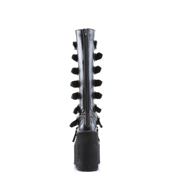 Demonia Swing-815 Black Vegan Leather