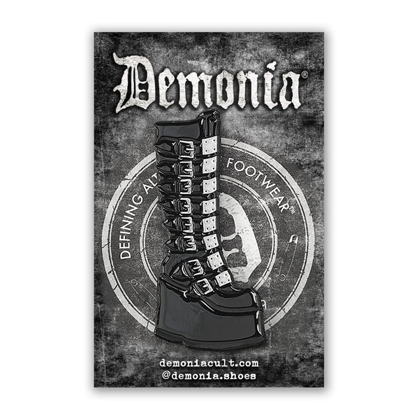 Demonia Swing-815 Enamel Pin Black