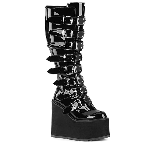 demonia Swing-815WC Black Patent