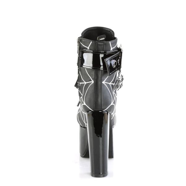 Demonia Torment-51 Black Vegan Leather