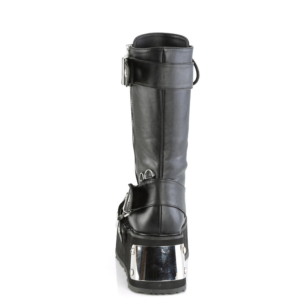 Demonia Trashville-250 Black Vegan Leather