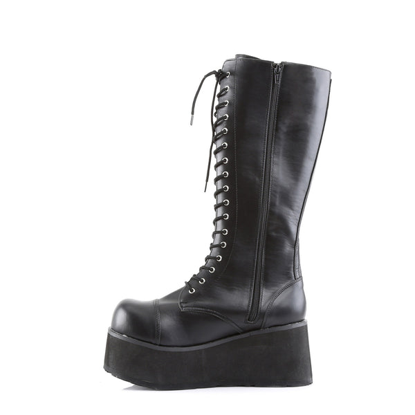 Demonia Trashville-502 Black Vegan Leather