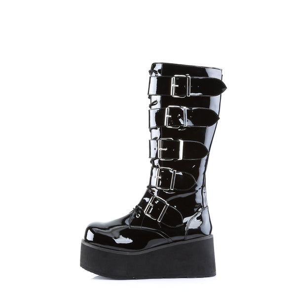 Demonia Trashville-518 Black Patent