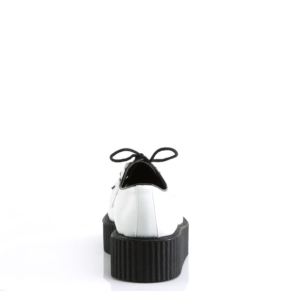 Demonia V-CREEPER-502 White Vegan Leather