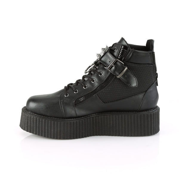 Demonia V-CREEPER-566 Black Vegan Leather