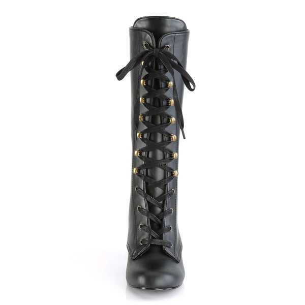 Demonia Vivika-205 Black Vegan Leather