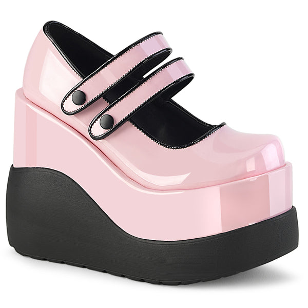 demonia Void-37 Baby Pink Patent