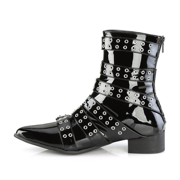 Demonia Warlock-70 Black Patent