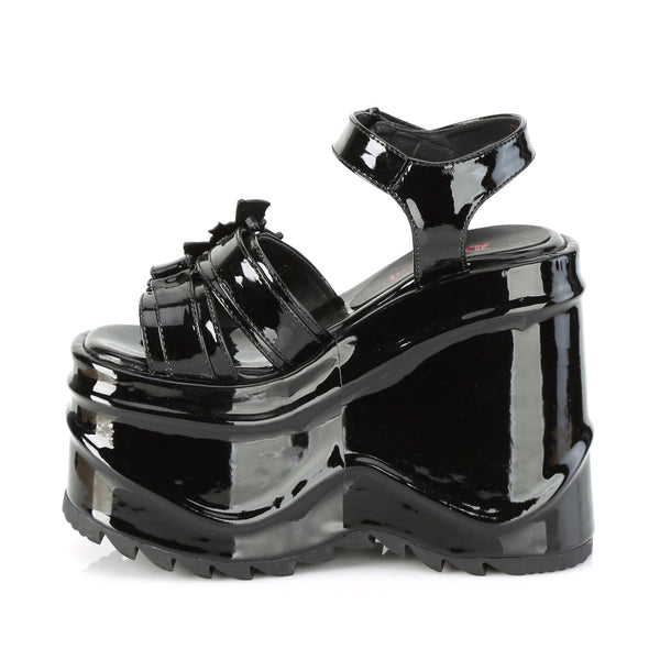 Demonia Wave-13 Black Patent