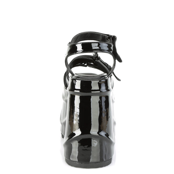 Demonia Wave-13 Black Patent