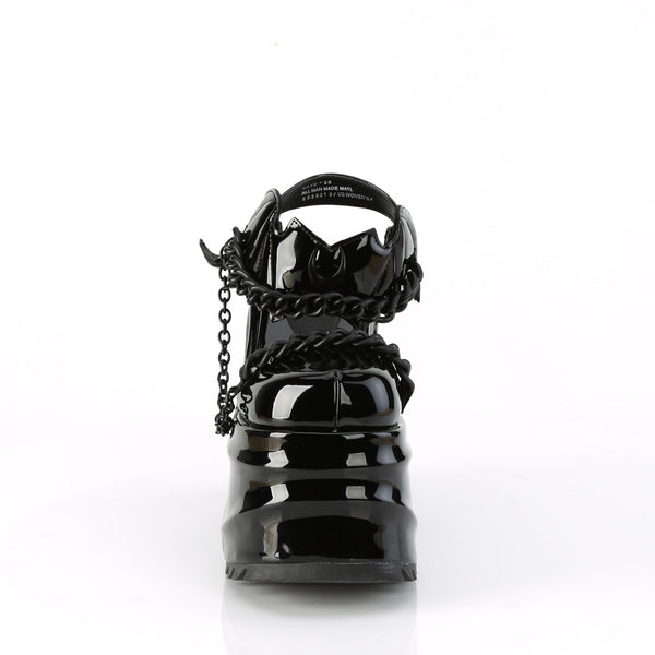 Demonia Wave-20 Black Patent