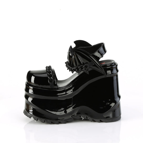 Demonia Wave-20 Black Patent