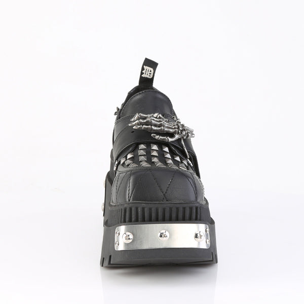 Demonia Wrath-42 Black Vegan Leather