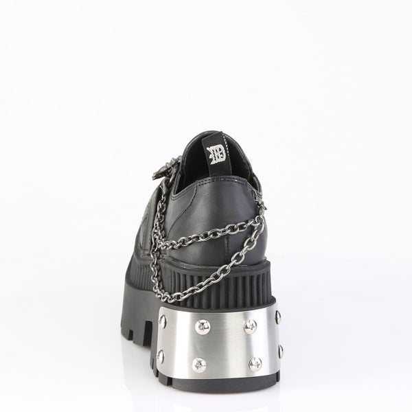 Demonia Wrath-42 Black Vegan Leather