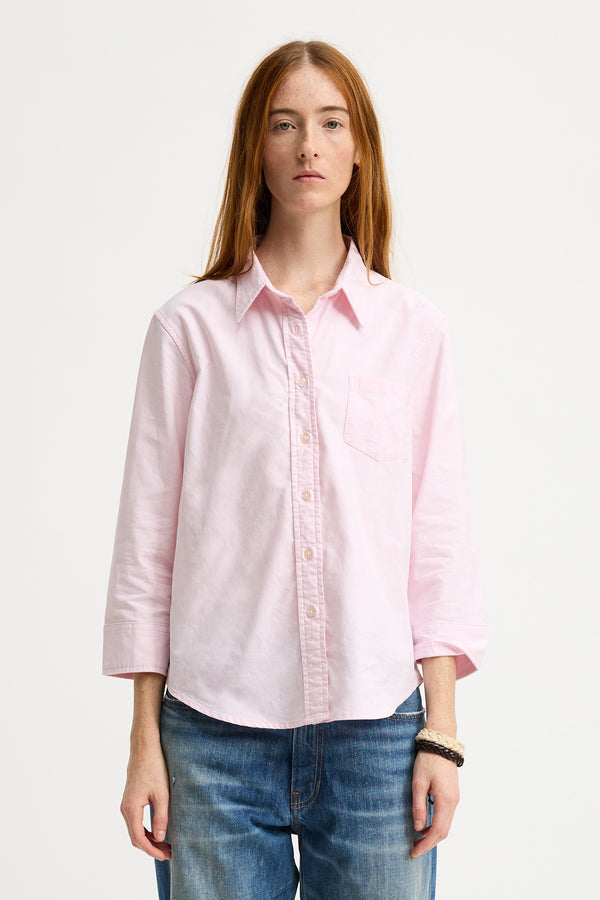 Denimist Adrienne Shrunken Shirt Light Pink