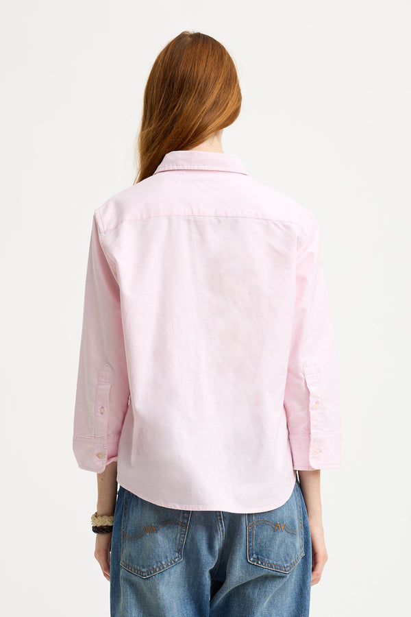 Denimist Adrienne Shrunken Shirt Light Pink