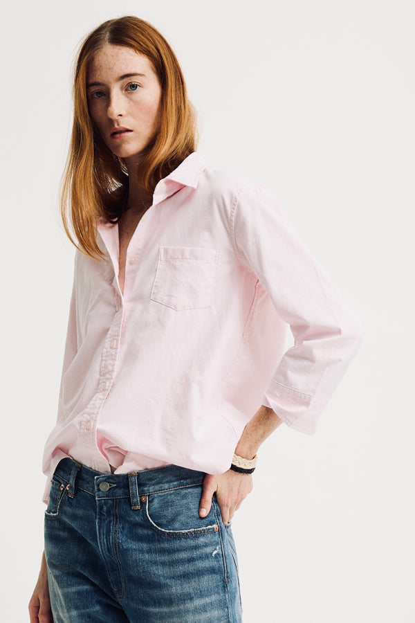 denimist Adrienne Shrunken Shirt Light Pink