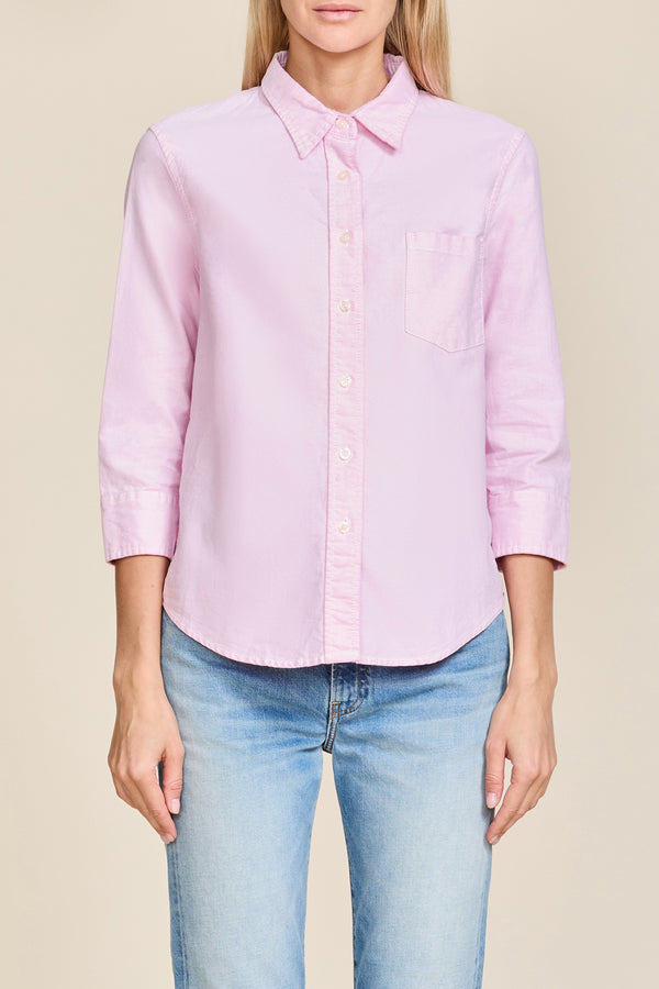 Denimist Adrienne Shrunken Shirt Pink