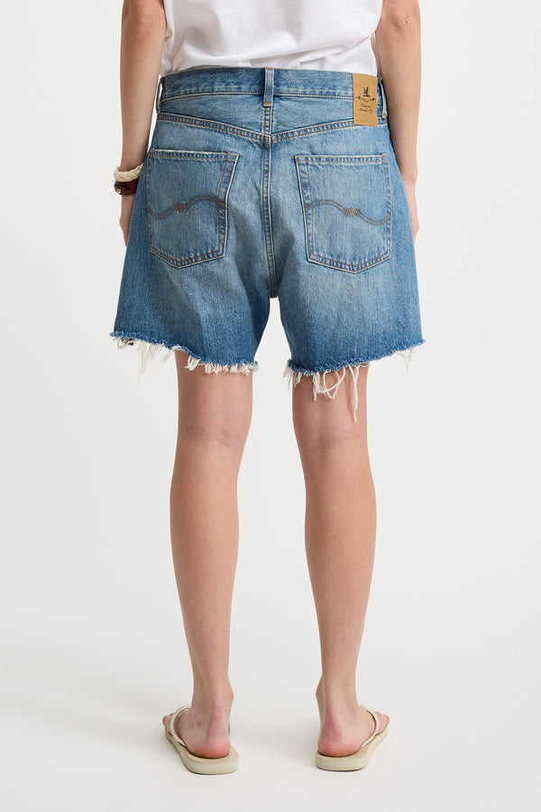 Denimist Brooke Short Blake W/ Madras Patchwork