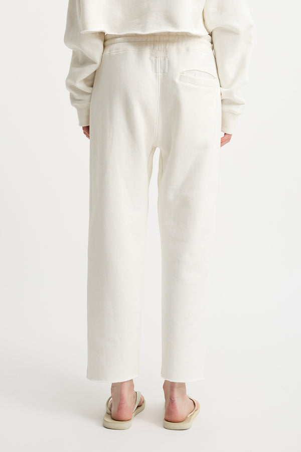 Denimist Cropped Classic MTK Sweatpant White