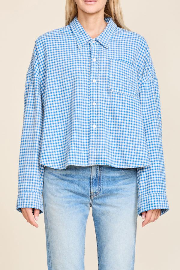 denimist Cropped Shirt Blue