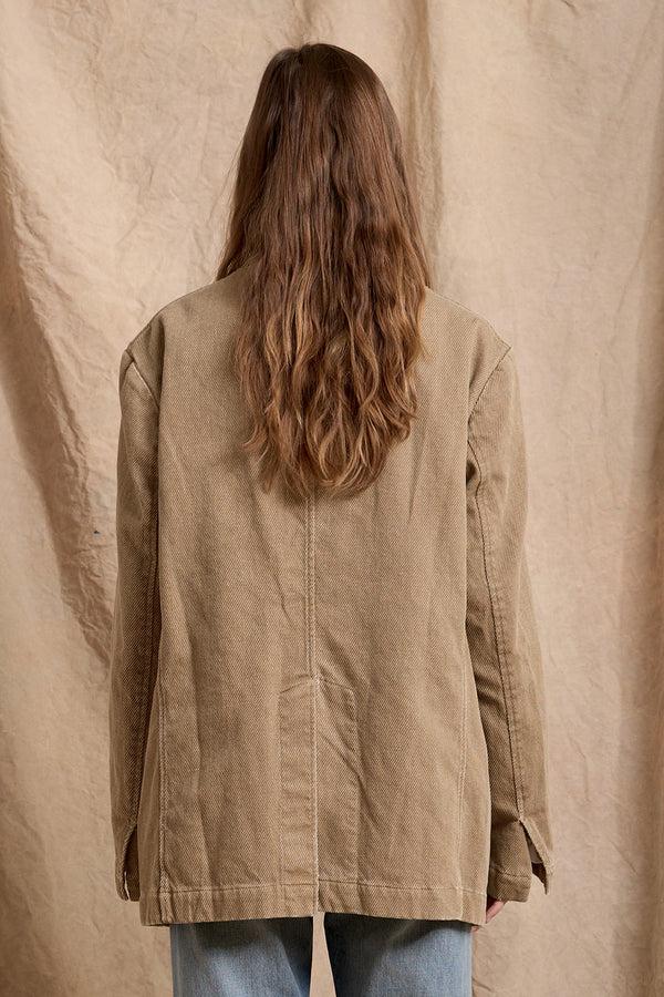 Denimist Deconstructed Blazer Khaki