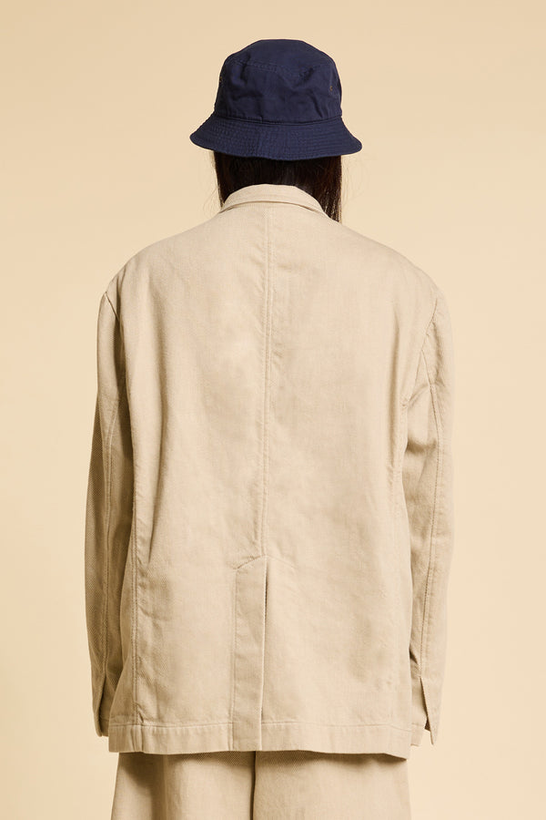 Denimist Deconstructed Blazer Printed Light Sand