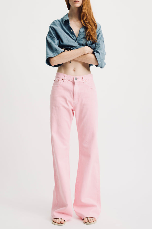 denimist Dena Jean Garment Dyed Orchid Pink