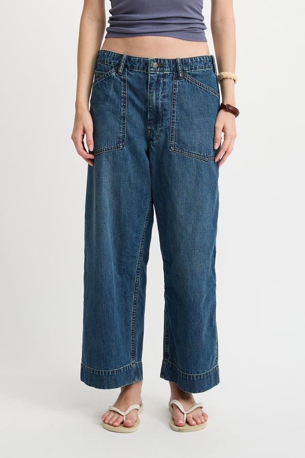Denimist Georgia Work Pant Shane Indigo