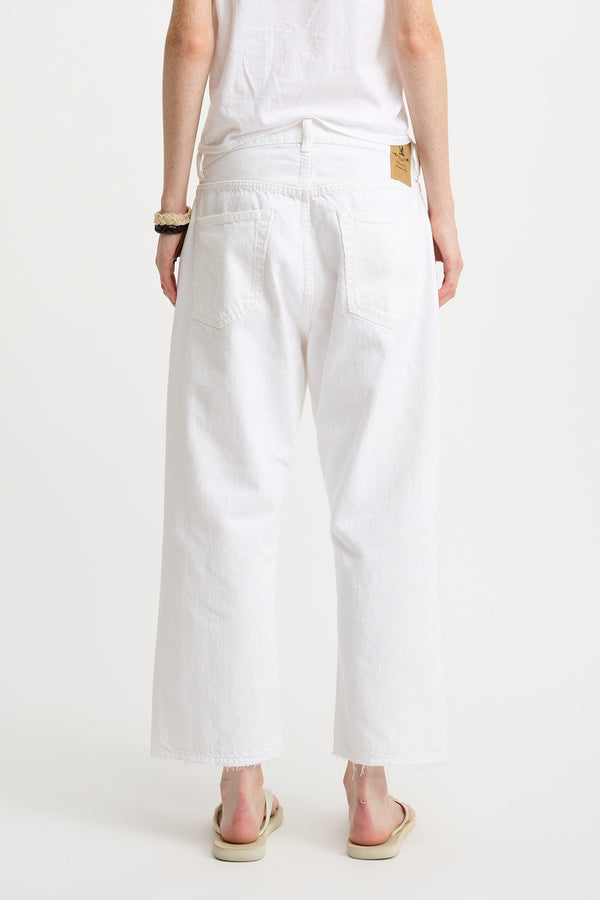 Denimist Haisley Slouch Boyfriend Jean White Wash