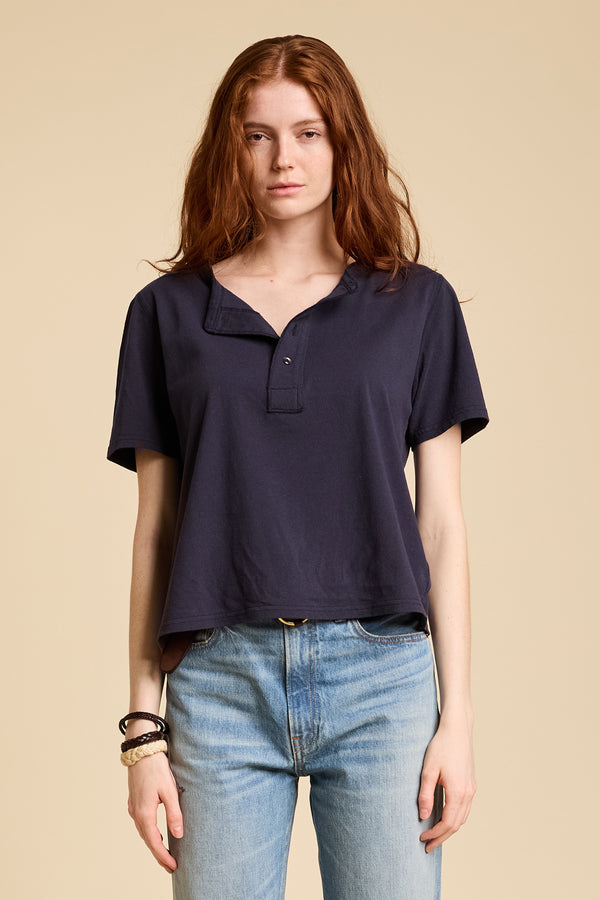 Denimist Henley Tee Navy