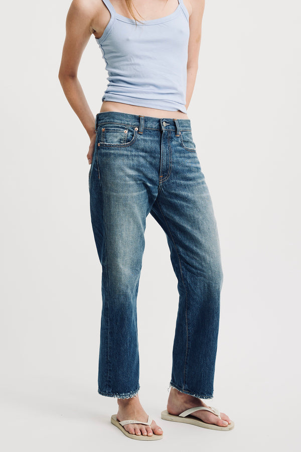 denimist Lindsay Slim Boyfriend Jean Apsley Blue