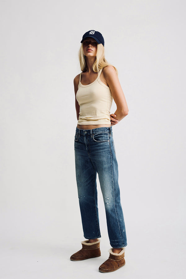 denimist Lindsay Slim Boyfriend Jean Fenmore Blue