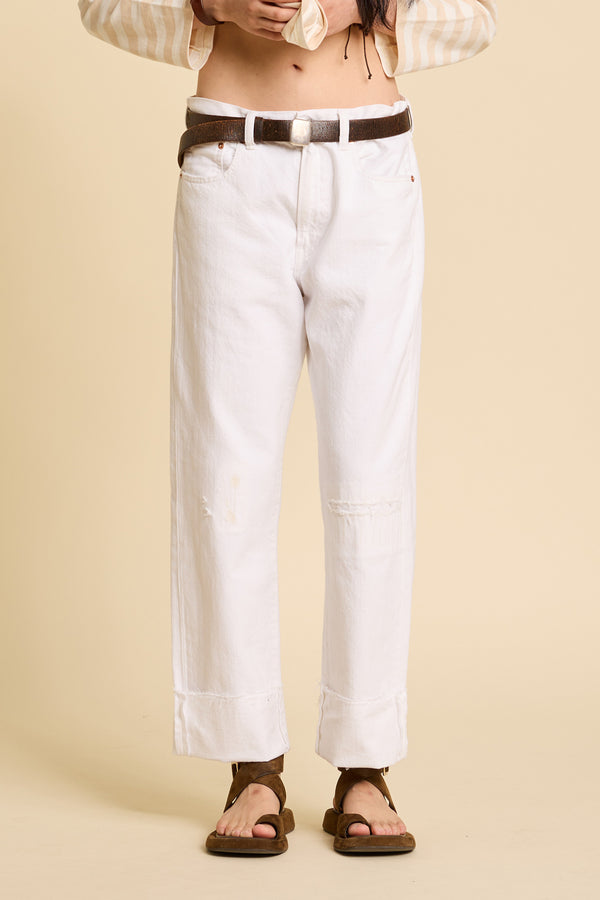 Denimist Lucy Boyfriend Jean White
