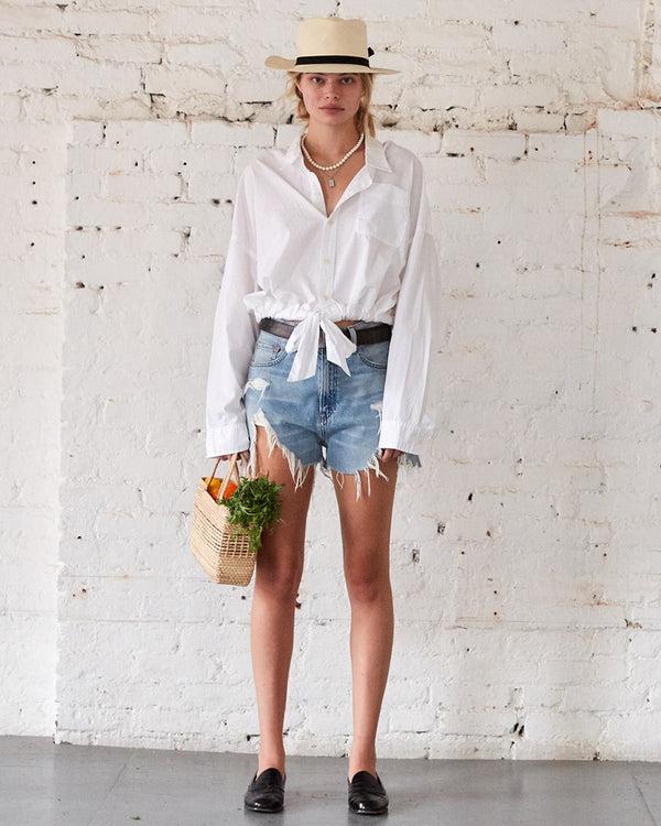Denimist Nic Mid Rise Cutoff Shorts Jinx Destroyed