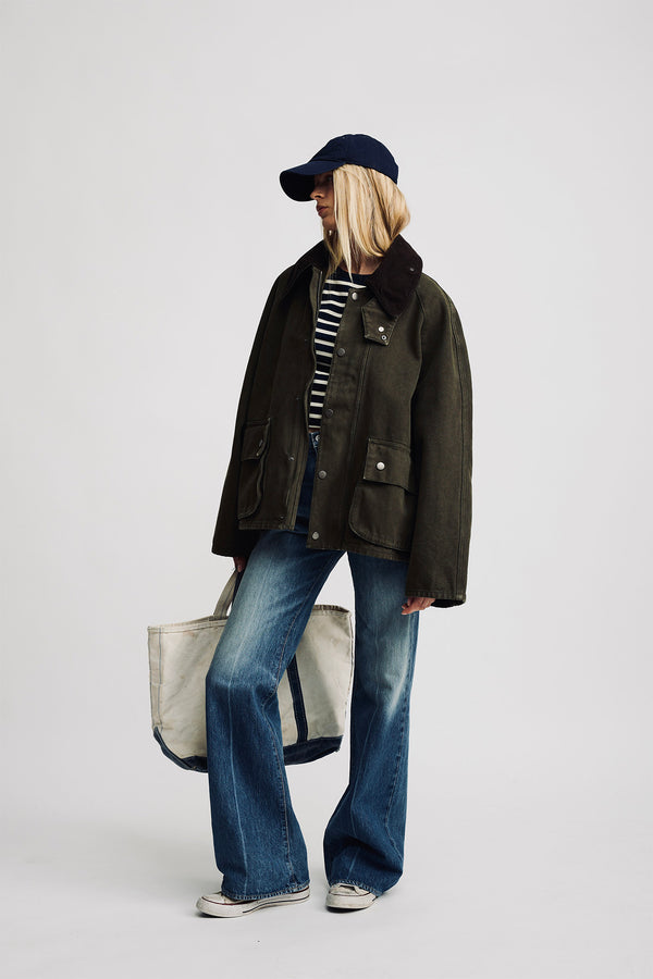 denimist Oversized Field Jacket Olive
