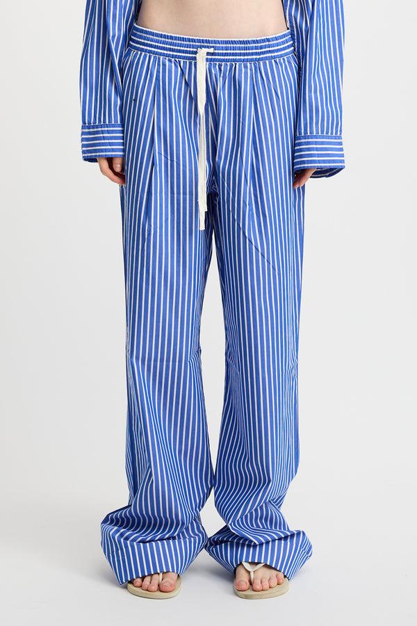 Denimist PJ Pant Medium Blue Wide Stripe