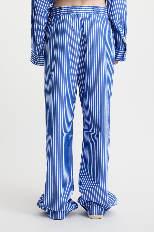 Denimist PJ Pant Medium Blue Wide Stripe