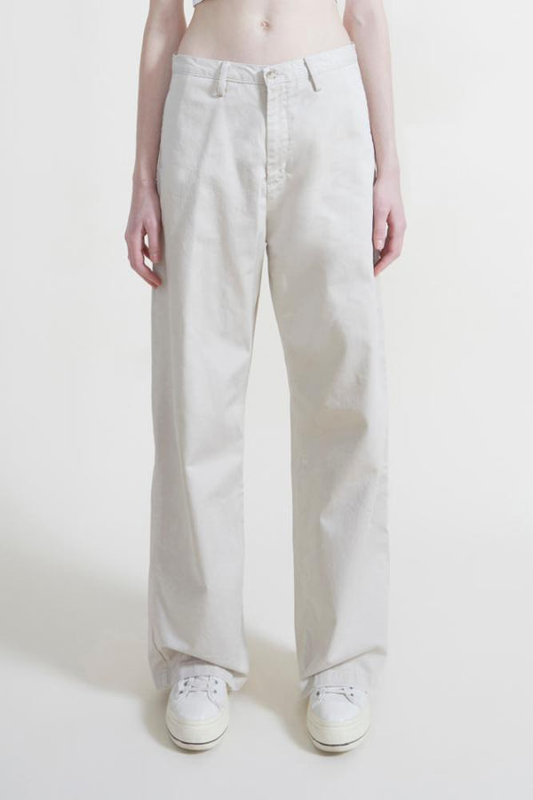 denimist Teri Wide Leg Chino Ivory