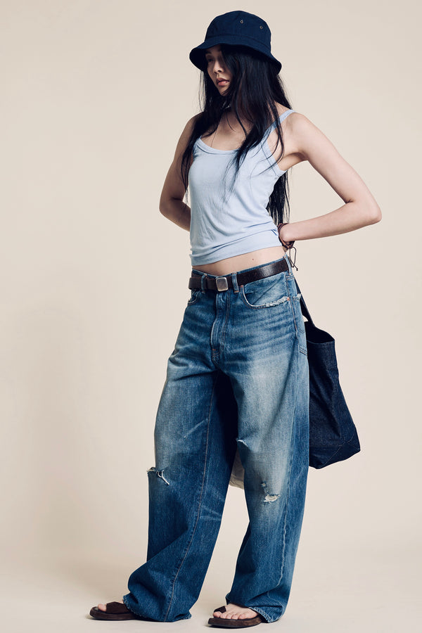 denimist Teri Wide Leg Jean Apsley Blue
