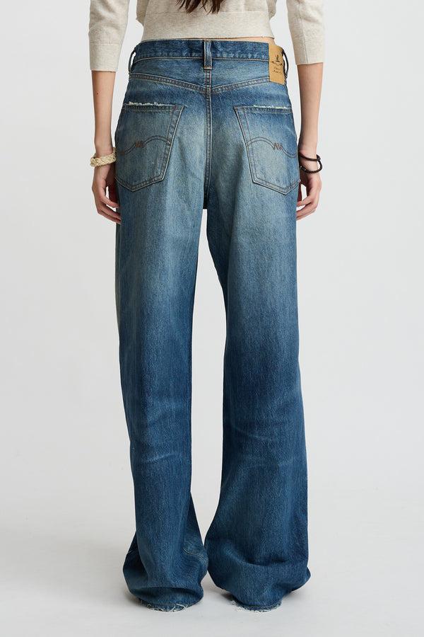 Denimist Teri Wide Leg Jean Esher Blue