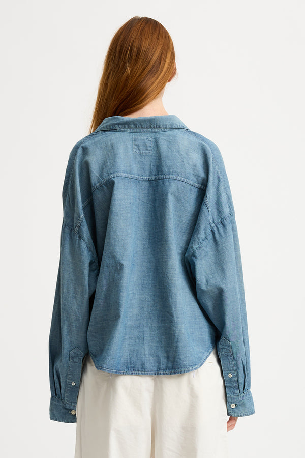 Denimist Twisted Front Shirt Dark Somerset