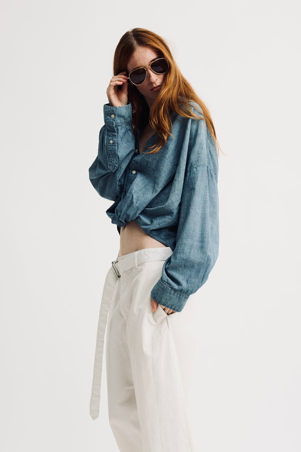 denimist Twisted Front Shirt Dark Somerset