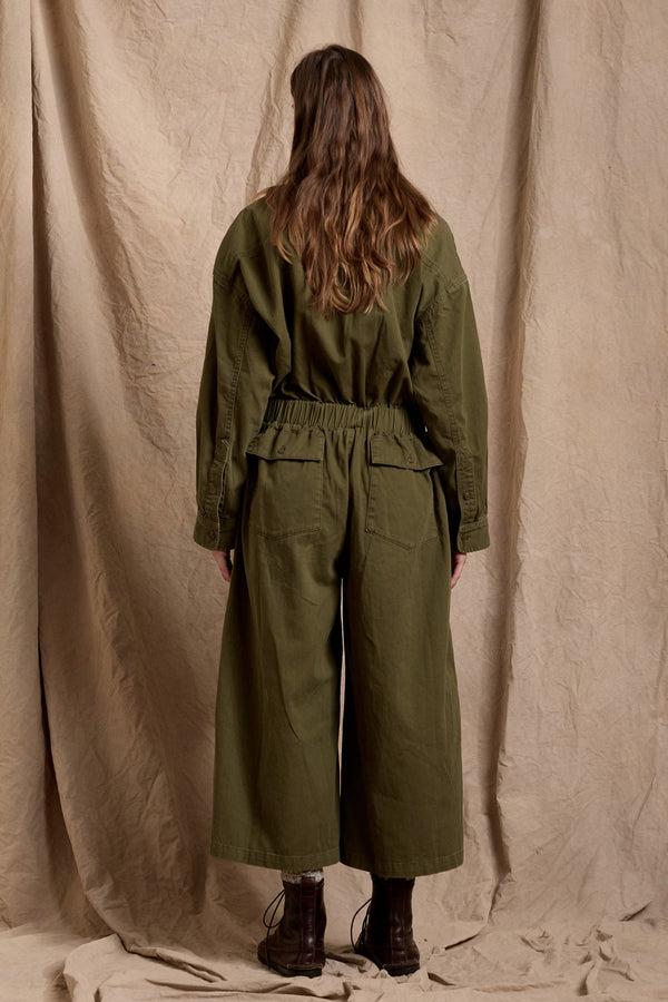 Denimist Utility Jumpsuit Olive