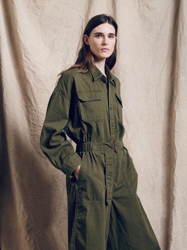 denimist Utility Jumpsuit Olive