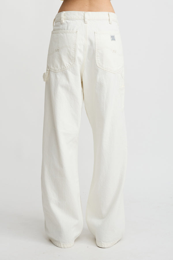 Denimist Teri Wide Leg Carpenter Pant Vintage Cream