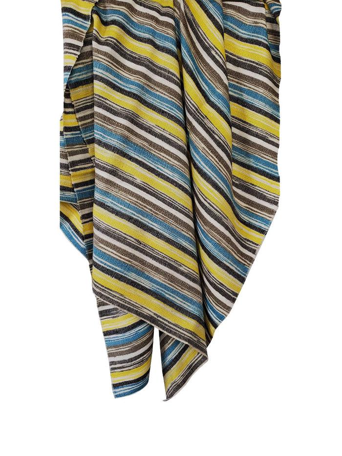 Denis Colomb Apsara Stole Peacock + Blazing Yellow + Blue + Khaki + African Night