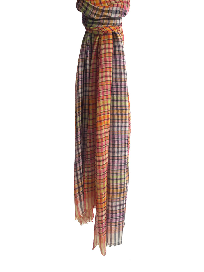 Denis Colomb Carnival Plaid Shocking Pink+Orange+Dawn Yellow+Lime+White+Midnight Blue+New Red