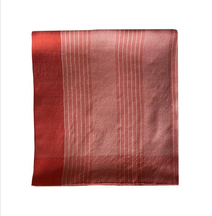denis colomb Casablanca Foulard LRG Square Lava Red + Nude + Faded Rose