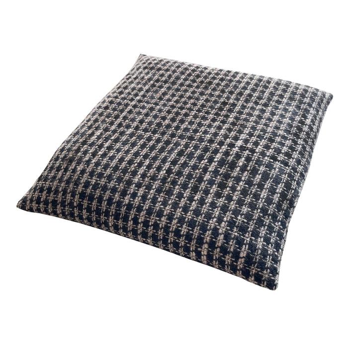 Denis Colomb Cashmere Cushion Cover Black + Natural White